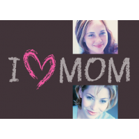 I Heart Mom - Grey