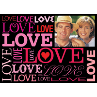 Lots Of Love - Black with photo